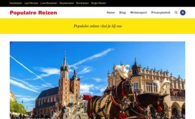 Schermafbeelding van populaire-reizen.nl