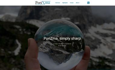 Schermafbeelding van porizma.com