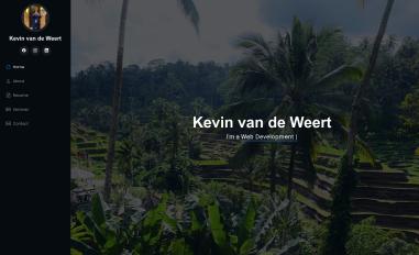 Schermafbeelding van portfolio-kevinvdweert.nl