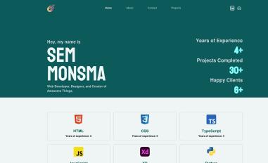 Schermafbeelding van portfolio.monsma.xyz