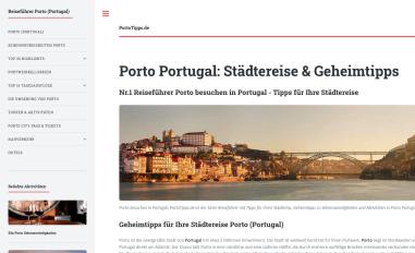 Schermafbeelding van portotipps.de