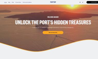 Schermafbeelding van porttrip.com