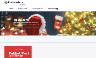 Schermafbeelding van postmasters.nl