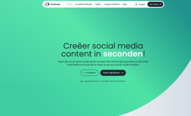Schermafbeelding van postsimple.nl