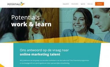 Schermafbeelding van potentials.nl