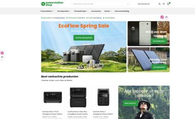 Schermafbeelding van powerstationshop.eu