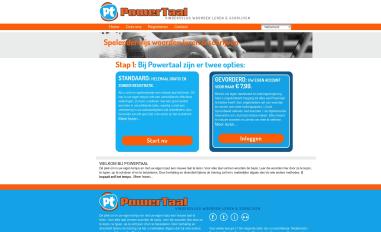 Schermafbeelding van powertaal.com