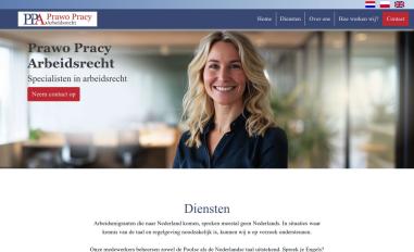 Schermafbeelding van pparbeidsrecht.nl