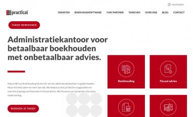 Schermafbeelding van practical-accounting.nl