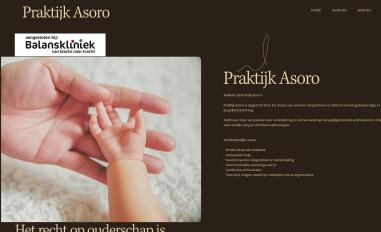 Schermafbeelding van praktijkasoro.nl