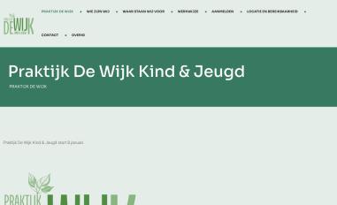 Schermafbeelding van praktijkdewijk.nl