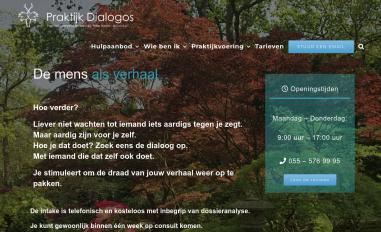Schermafbeelding van praktijkdialogos.nl