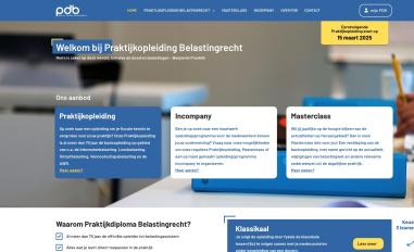 Schermafbeelding van praktijkdiplomabelastingrecht.nl