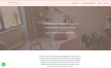 Schermafbeelding van praktijkpostpartum.nl