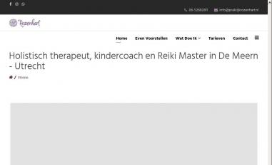 Schermafbeelding van praktijkrozenhart.nl