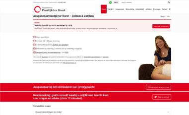 Schermafbeelding van praktijkterhorst.nl