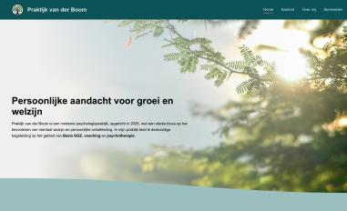 Schermafbeelding van praktijkvanderboom.nl