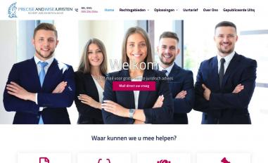 Schermafbeelding van preciseandwise.nl