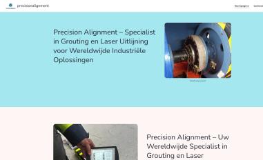 Schermafbeelding van precisionalignment.nl