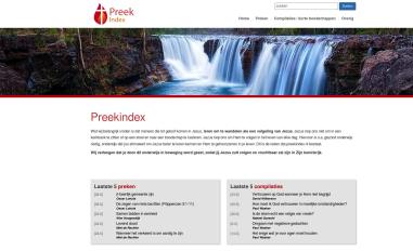 Schermafbeelding van preekindex.nl