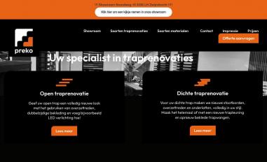 Schermafbeelding van prekotraprenovatie.nl