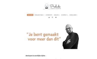 Schermafbeelding van prelude-counseling.nl