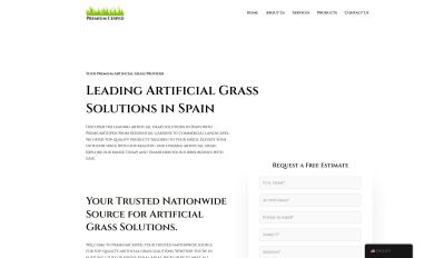 Schermafbeelding van premiumcesped.com