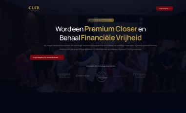 Schermafbeelding van premiumclosers.nl