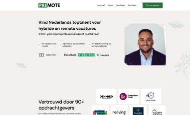 Schermafbeelding van premote.nl