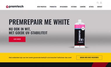 Schermafbeelding van premtech.nl