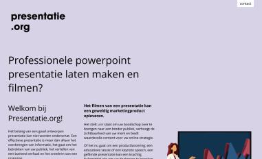 Schermafbeelding van presentatie.org