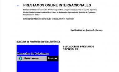 Schermafbeelding van prestamosonlineinternacionales.blogspot.com
