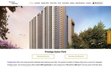 Schermafbeelding van prestigeastonpark.in