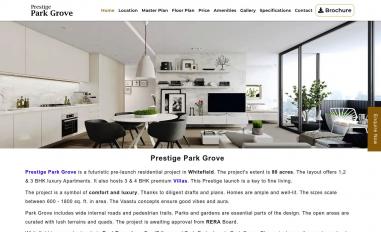 Schermafbeelding van prestigeparksgrove.ind.in