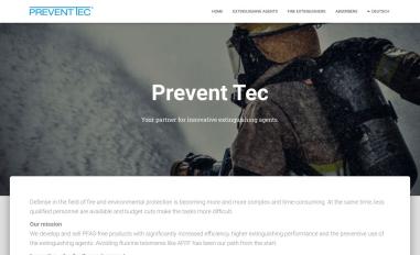 Schermafbeelding van prevent-tec.com