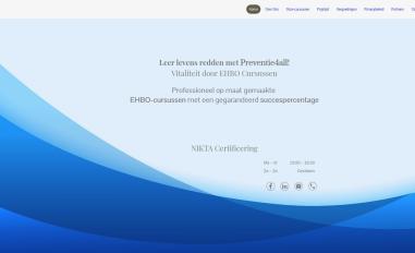 Schermafbeelding van preventie4all.com