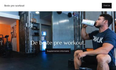 Schermafbeelding van preworkout.mailchimpsites.com