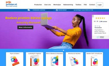 Schermafbeelding van prijsprinter.nl