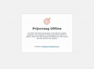 Schermafbeelding van prijsvraagonline.nl