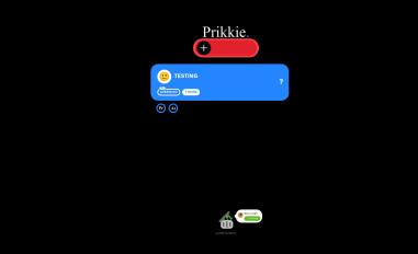Schermafbeelding van prikkie.app