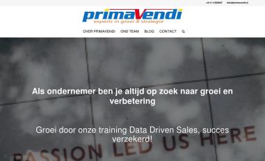 Schermafbeelding van primavendi.nl