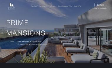Schermafbeelding van prime-mansions.com