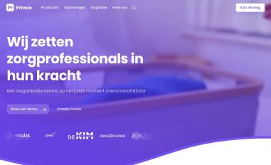 Schermafbeelding van primio.app