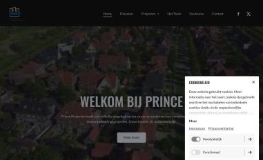 Schermafbeelding van princeprojecten.com