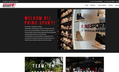 Schermafbeelding van prinssport.nl