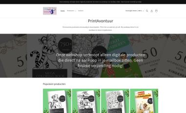 Schermafbeelding van printavontuur.nl