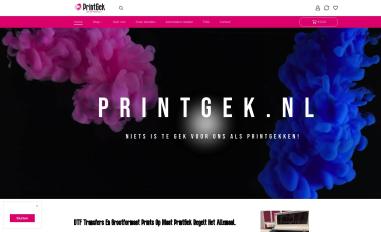 Schermafbeelding van printgek.nl