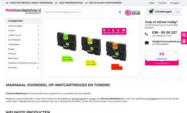 Schermafbeelding van printvoordeelshop.nl