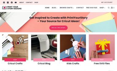 Schermafbeelding van printyourstory.com