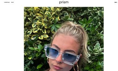 Schermafbeelding van prismsunglasses.com